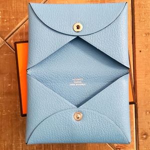 💙Hermes Calvi Card Holder 💙